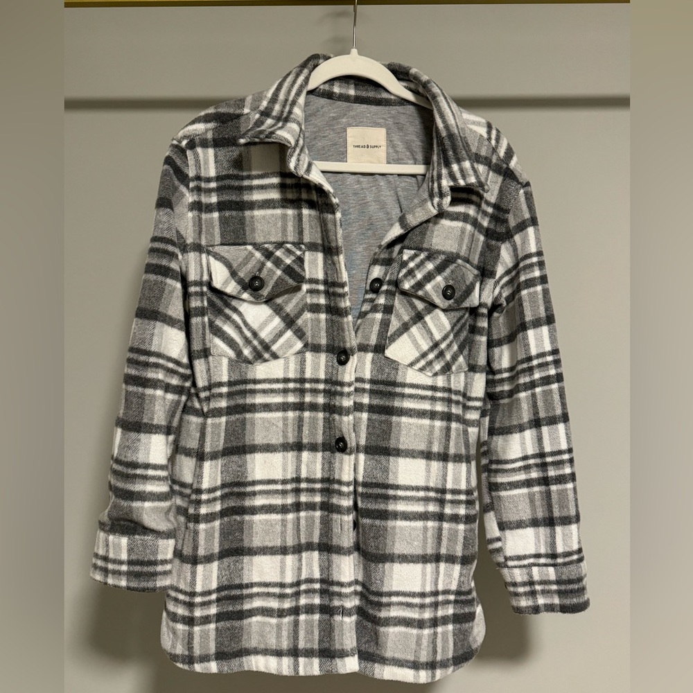 Thread & Supply Plaid Shacket / Jacket